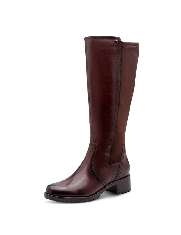 Bottes cavali&egrave;res grande largeur (chocolat)