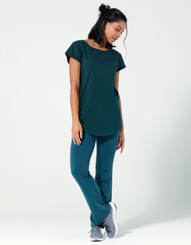 Tee-shirt manches courtes (vert foncé) Tee-shirt manches courtes (vert foncé)