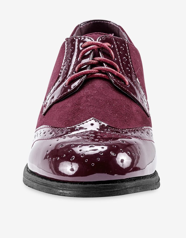Derbies vernis bi-matière (bordeaux) Derbies vernis bi-matière (bordeaux)