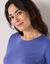 T-shirt thermique col rond - manches courtes (bleu jean)
