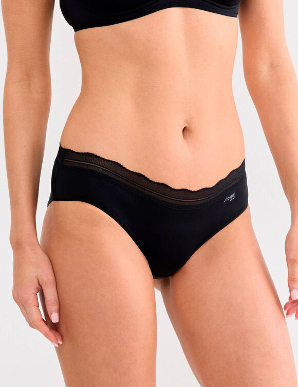 Culotte hipster Go Blush - lot de 2 (noir)