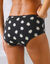 Culotte coton forme shorty imprimé motifs "abeilles" assortis– Lot de 4 (noir / jaune)
