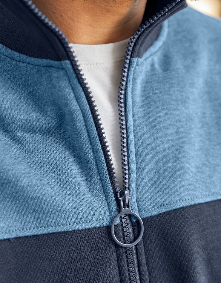 Veste molleton zippée (marine / bleu)