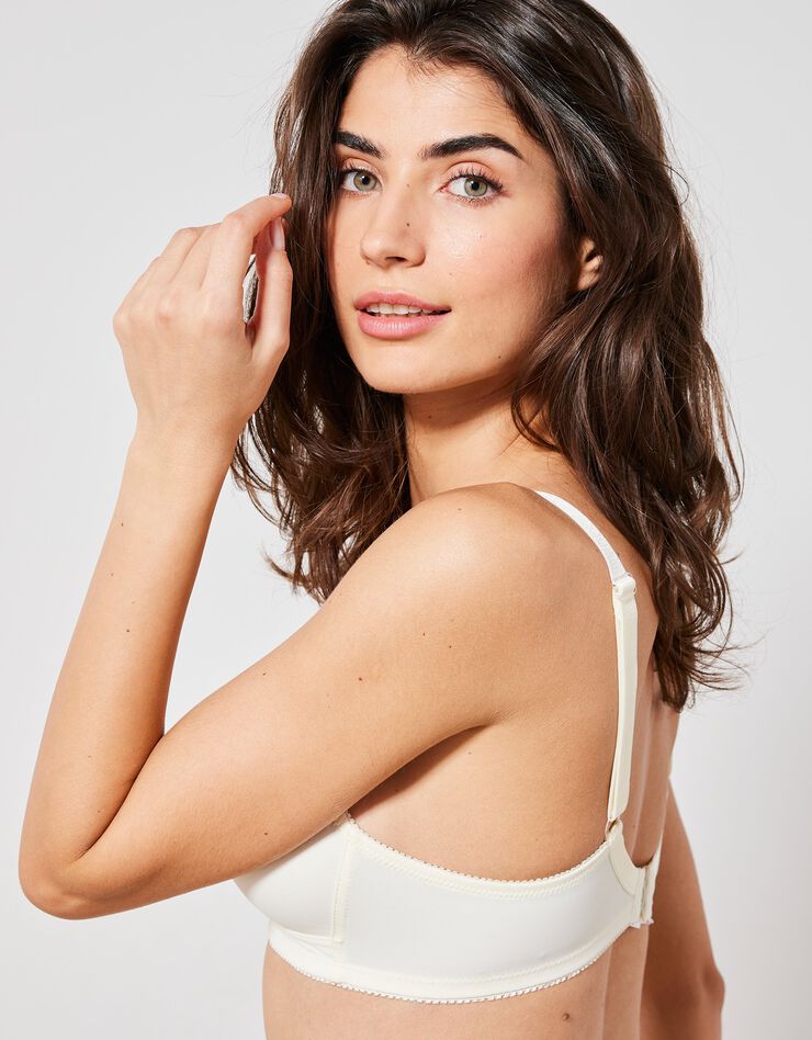 Soutien-gorge grand maintien microfibre Caminata - sans armatures (ivoire)