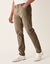Pantalon 5 poches confort ceinture élastiquée gabardine - L32 (beige foncé)