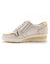 Derbies à lacets, petit compensé (blanc)