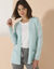 Gilet porter ouvert (vert d'eau)