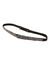 Ceinture réglable à perles fantaisie (anthracite / argent)