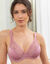 Soutien-gorge en dentelle et microfibre "L' Irresistible" - avec armatures (lilas)