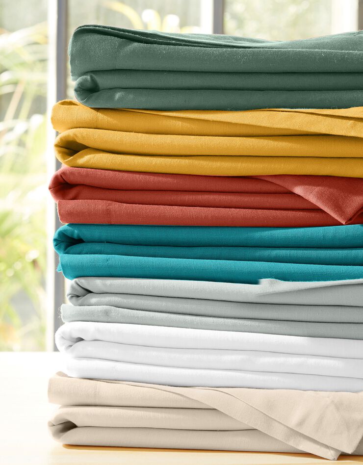Nappe aspect lin (blanc) Nappe aspect lin (blanc)