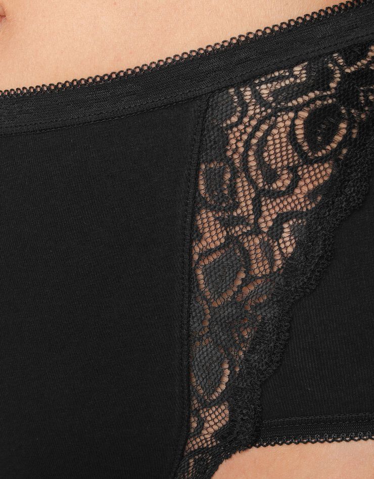 Culotte super maxi dentelle - lot de 3 (noir) Culotte super maxi dentelle - lot de 3 (noir)