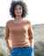 T-shirt manches longues, jersey en coton biologique(**) (caramel)
