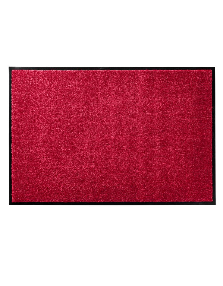 Tapis uni anti-poussière luxe (rouge)