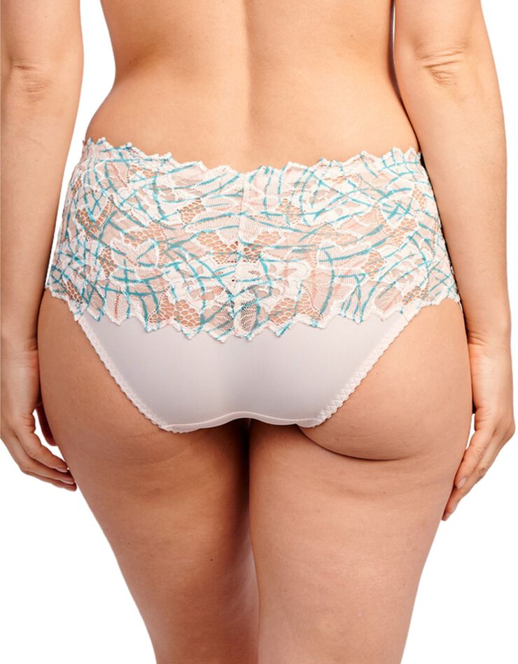 Culotte haute dentelle imprimée graphique Arum (rose) Culotte haute dentelle imprimée graphique Arum (rose)