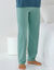 Pantalon pyjama coton uni (aqua)