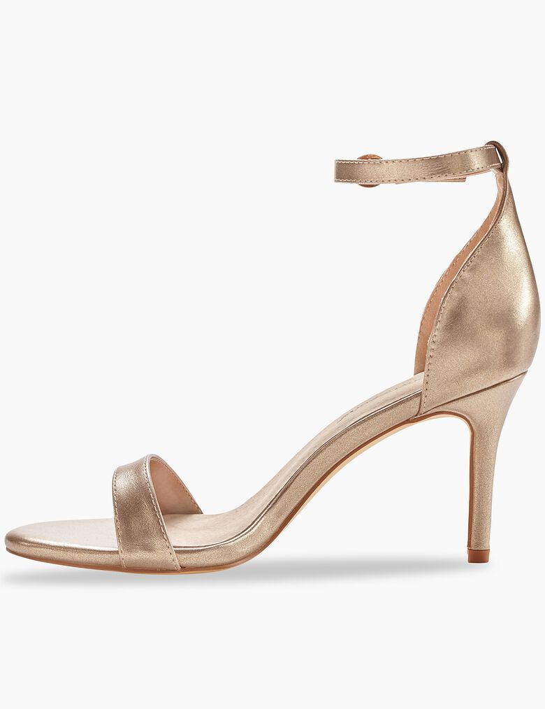Sandales Pailletées Camel Stine Goya - Bride Cheville - Taille 39 (US 9) - Occasion Excellent état