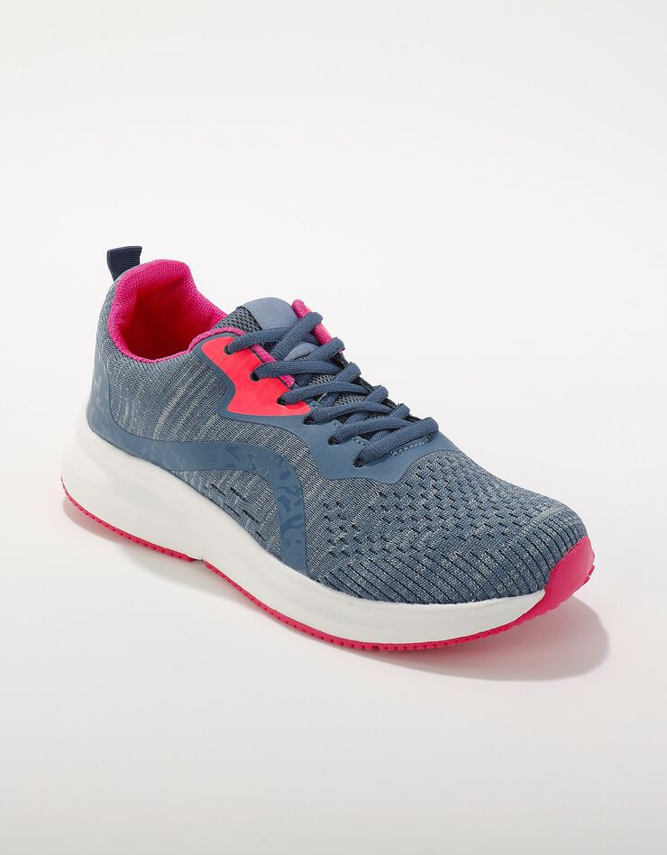 Baskets de sport à lacets (bleu)