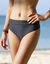 Slip de bain taille haute ceinture modulable Solaro (noir)