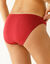 Culotte coton forme midi imprimé motifs "coeurs" assortis – Lot de 4  (rouge)