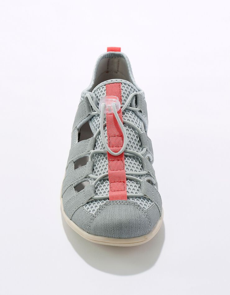 Sneakers ajourées à lacets élastiqués (gris) Sneakers ajourées à lacets élastiqués (gris)