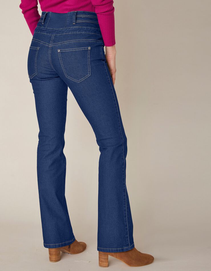 Jean coupe boocut taille haute - entrej. 75 cm (brut) Jean coupe boocut taille haute - entrej. 75 cm (brut)