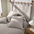 Couvre-lit uni style boutis Cassandre  (beige)