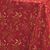 Nappe motif végétal métallisé (rouge / doré)