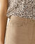 Pantacourt droit sculptant, renfort gainant (taupe)