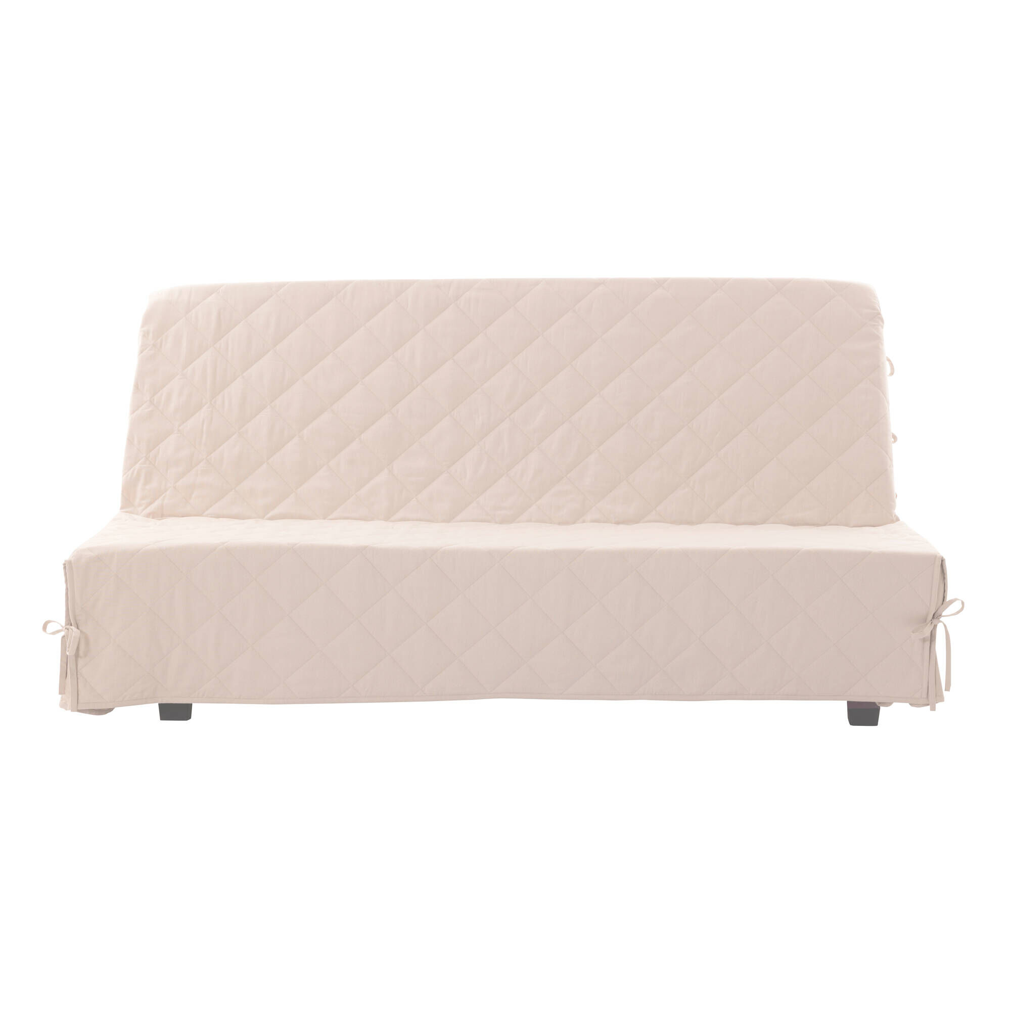 Tissu coton matelassée uni rose nude ♡ - Joli.e Boho