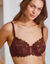 Soutien-gorge forme emboîtante dentelle unie Arum - avec armatures (chocolat)