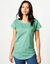 Tee-shirt manches courtes (vert jade)