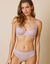 Culotte microfibre et tulle plumetis effet seconde peau forme midi Paia - lot de 2  (rose grisé)