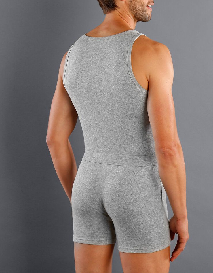 Débardeur sous-vêtement homme - lot de 3 (gris chiné)