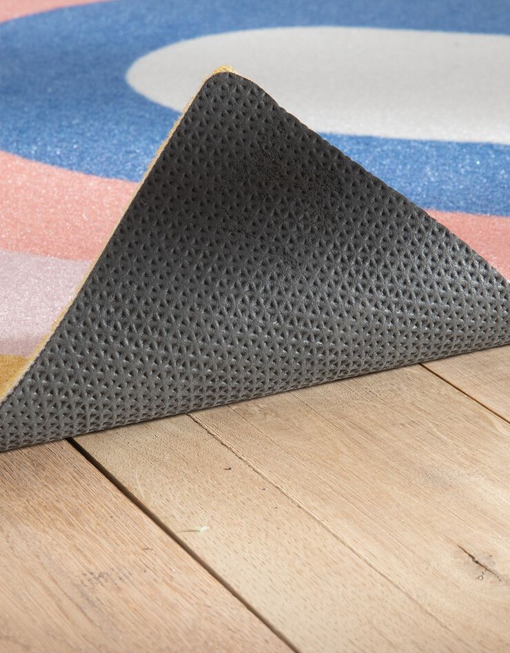 Tapis forme arc-en-ciel antidérapant (multicolore)