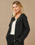 Veste matelassée zippée (noir)