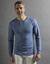 Tee-shirt sous-vêtement homme  col rond manches longues chaleur intense - lot de 2 (jeans)
