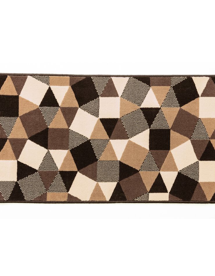 Tapis motif damiers (marron) Tapis motif damiers (marron)