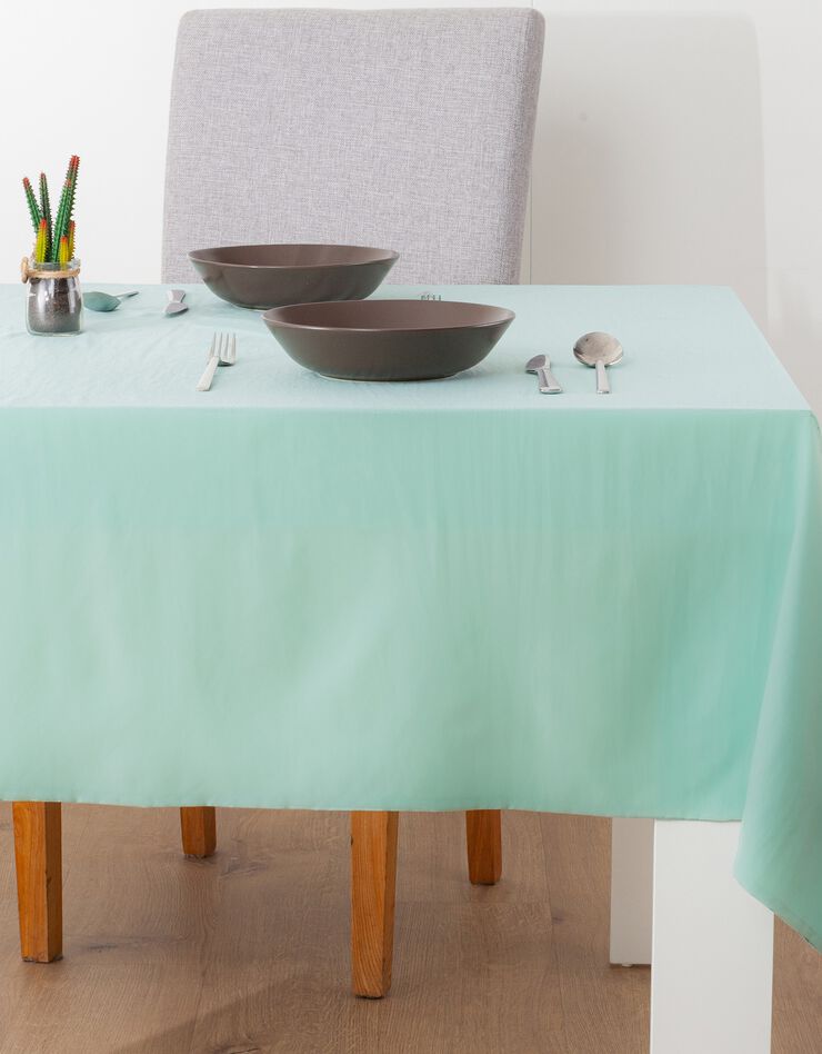 Nappe unie toucher peau de pêche (céladon)