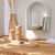 Etagère murale décorative (blanc/naturel)