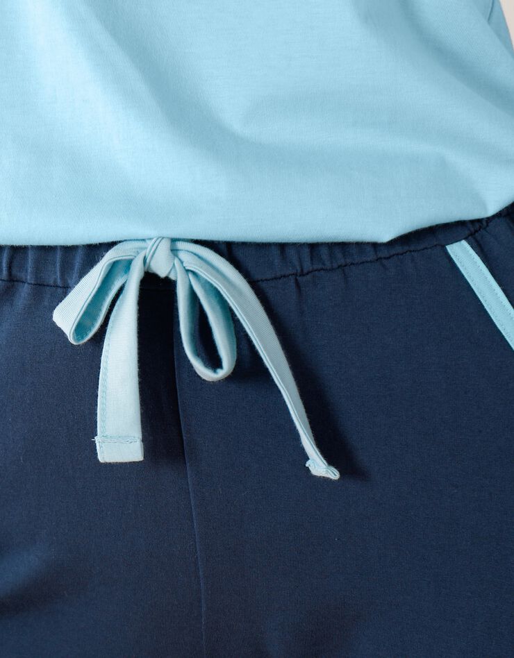 Pantalon de pyjama – uni marine (marine)