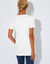 T-shirt uni col rond, coton biologique(**) (blanc)