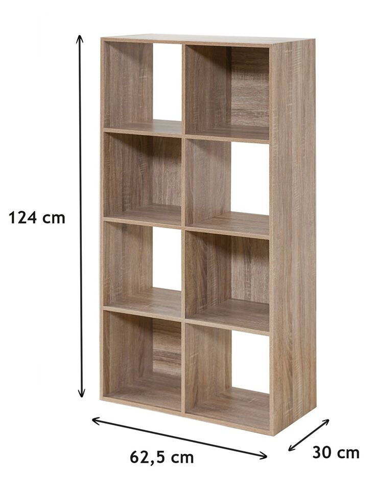Meuble de rangement ORIGAME - 8 cases (naturel)