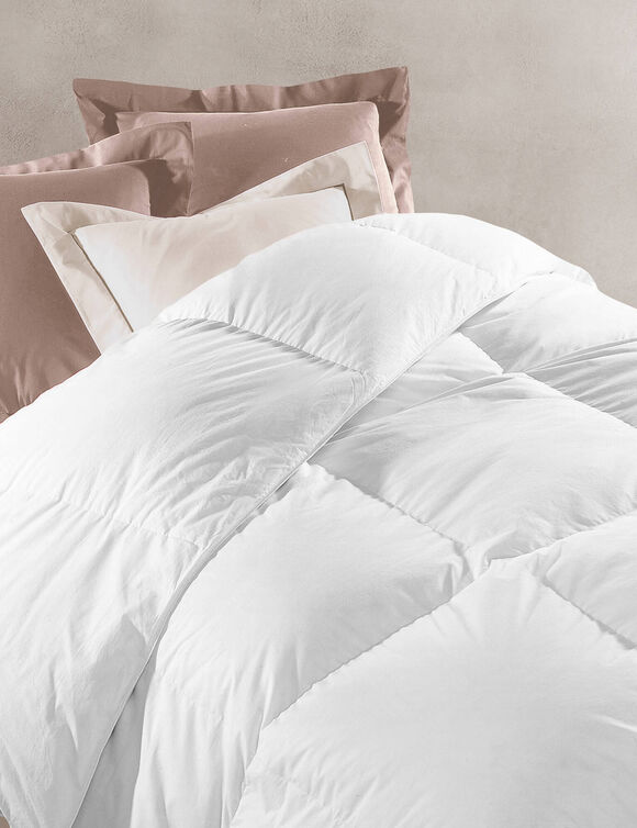 Couette duvet canard luxe chambre temp&eacute;r&eacute;e (blanc)