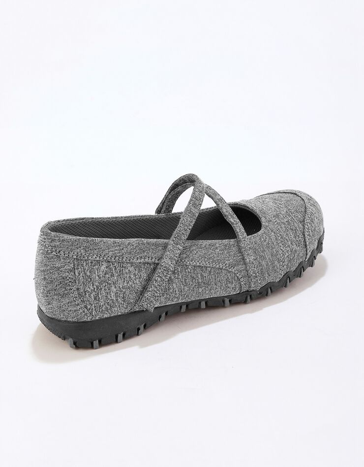 Ballerines de sport ultra-souples - gris chiné effet jersey (gris) Ballerines de sport ultra-souples - gris chiné effet jersey (gris)