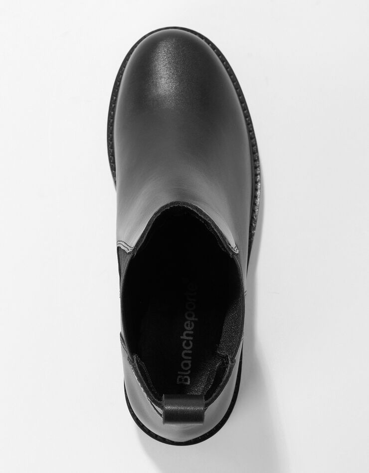 Boots plateforme cuir (noir) Boots plateforme cuir (noir)