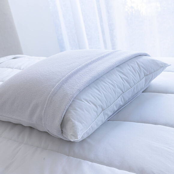 Sous taie éponge bouclette qualité lourde (blanc)