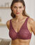 Soutien-gorge dentelle stretch forme corbeille Orellana - avec armatures cachées (prune)