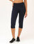 Legging corsaire uni maille stretch (marine)