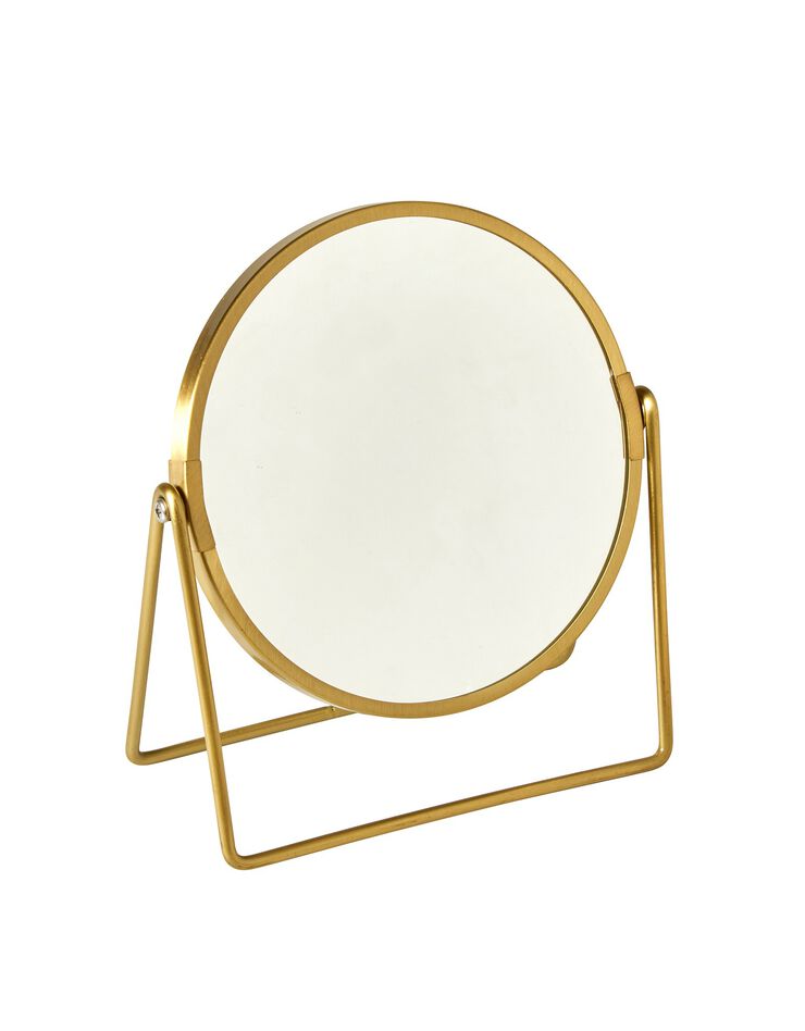 Miroir pivotant réversible à poser doré (doré)