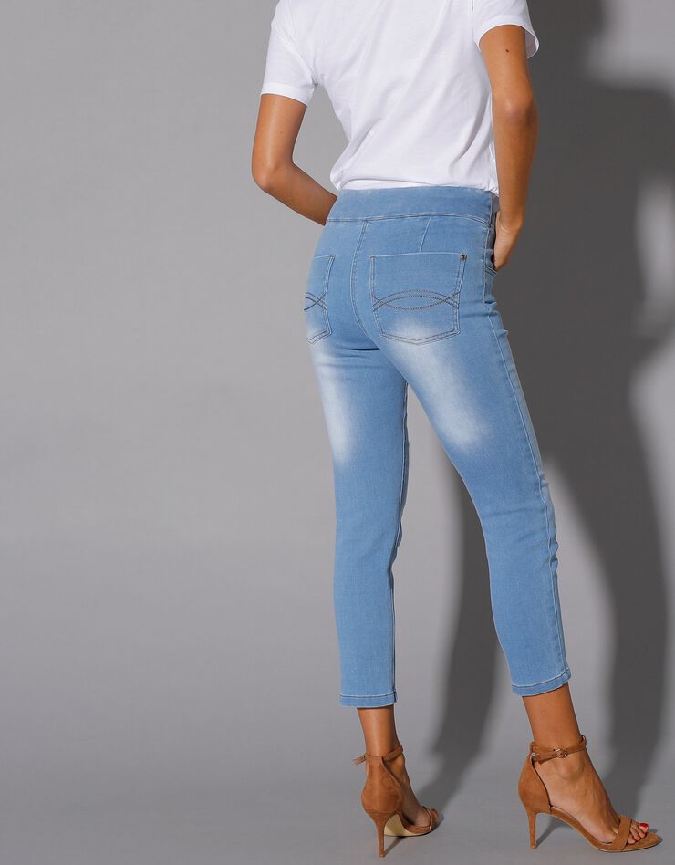 Pantacourt en jean ultra confort (bleached) Pantacourt en jean ultra confort (bleached)
